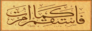 فاستقم كما أمرت